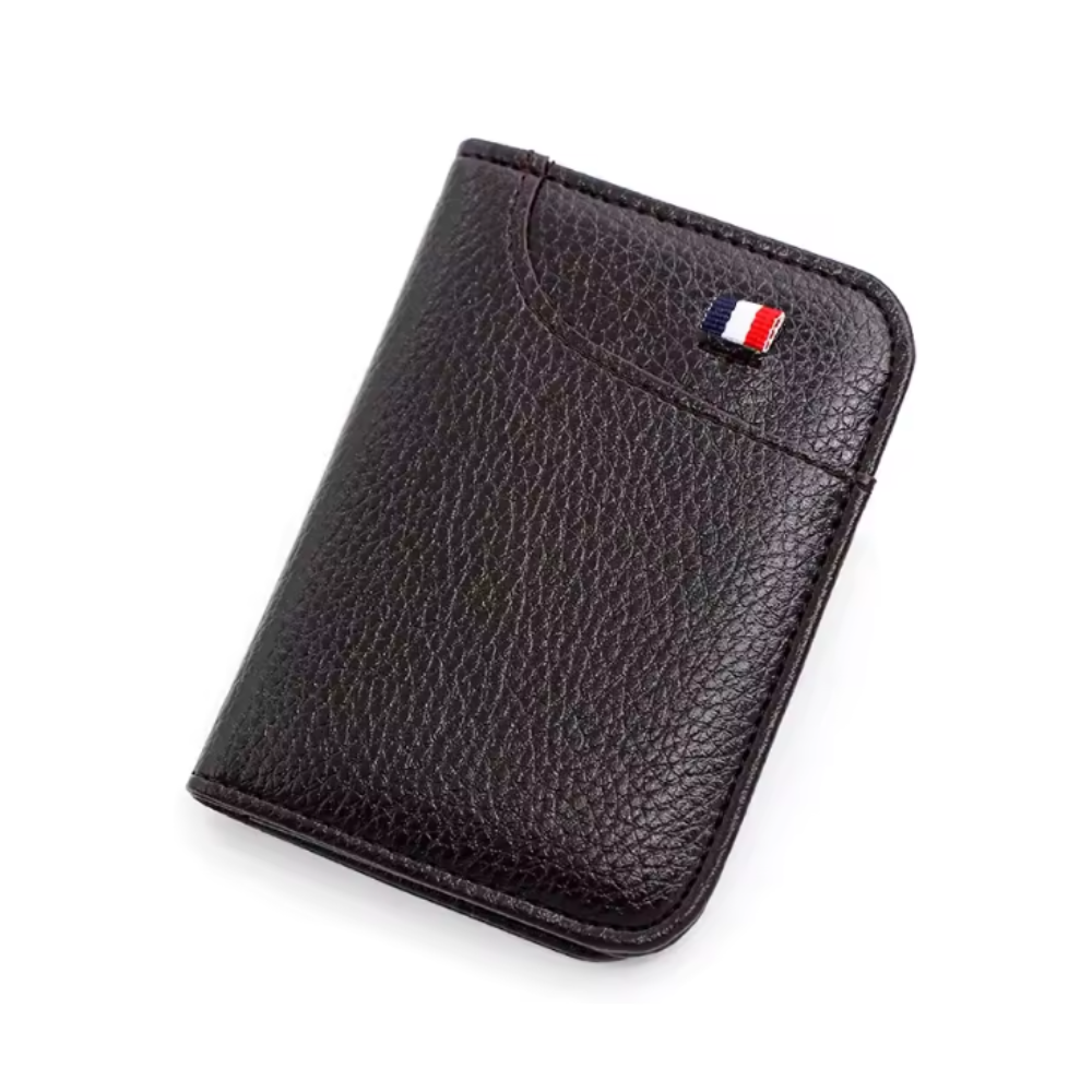 Billetera Tarjetero de Cuero para Hombre - Slim