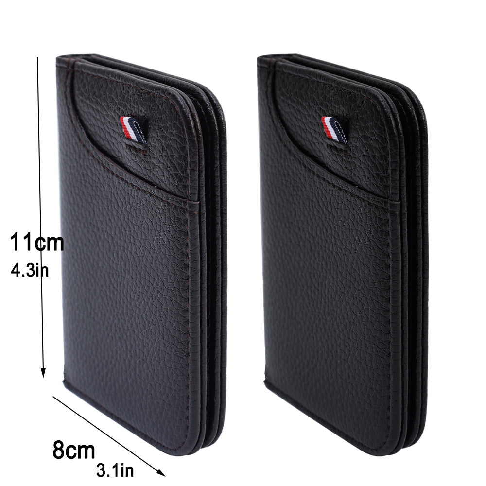 Billetera Tarjetero de Cuero para Hombre - Slim