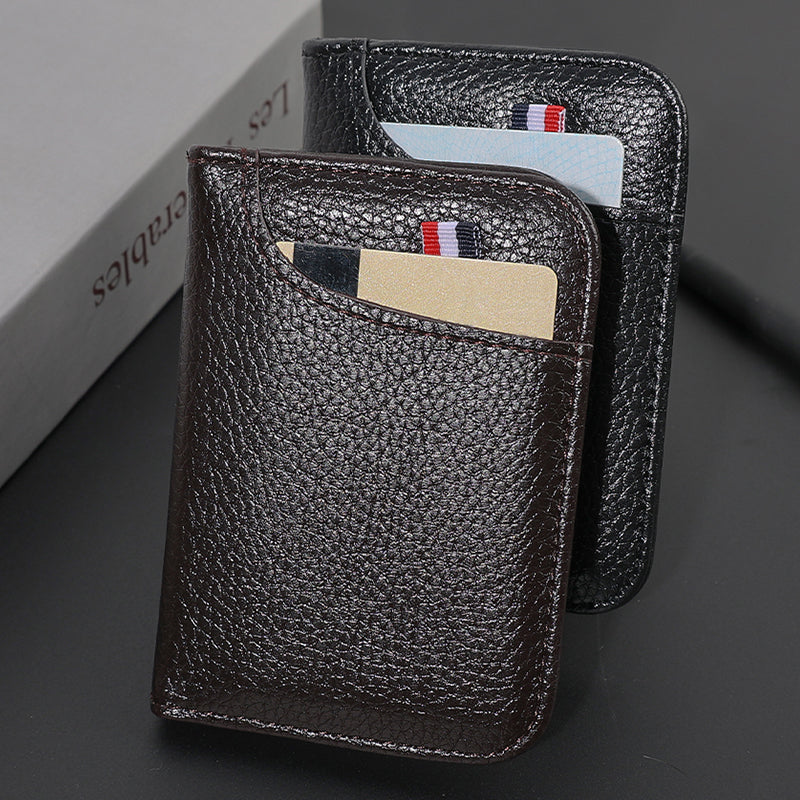 Billetera Tarjetero de Cuero para Hombre - Slim