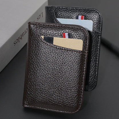Billetera Tarjetero de Cuero para Hombre - Slim