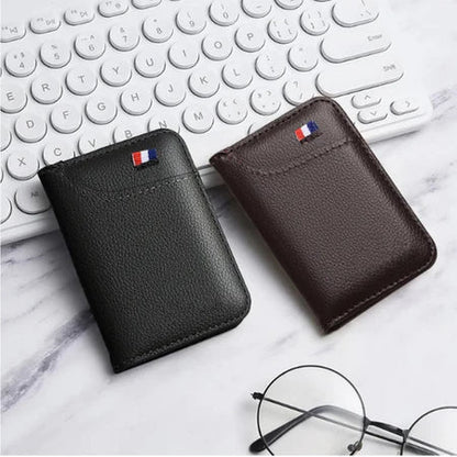 Billetera Tarjetero de Cuero para Hombre - Slim